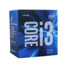 英特尔（Intel）酷睿双核 i3-6100 1151接口 盒装CPU...