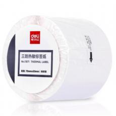 得力（deli）11871 三防热敏标贴打印纸 80g条码纸 防水防油...