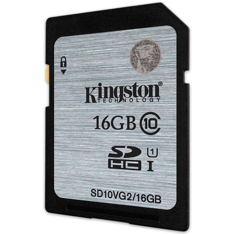 金士顿（Kingston） 16G(CLASS10)SDHC存储卡(SD10VG2/16GB)高速相机存储卡 相机SD卡