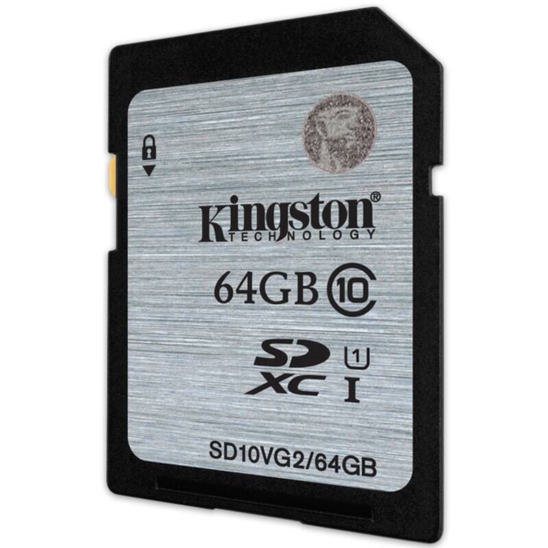 金士顿（Kingston） 64G(CLASS10)SDHC存储卡(SD10VG2/64GB)高速相机存储卡 相机SD卡