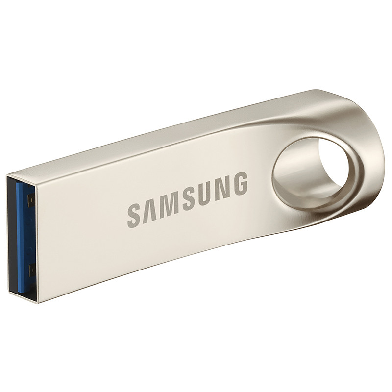 三星（SAMSUNG）BAR系列 32G 全金属五防 USB3.0 高速U盘 闪存盘 银