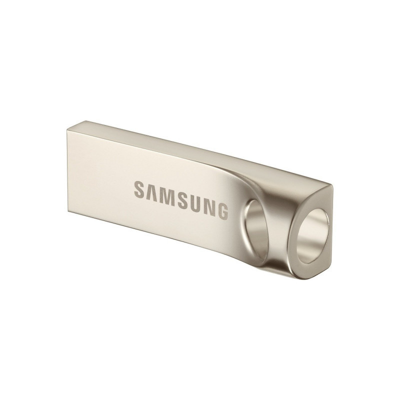 三星（SAMSUNG）BAR系列 64G 全金属五防 USB3.0 高速U盘 闪存盘 银