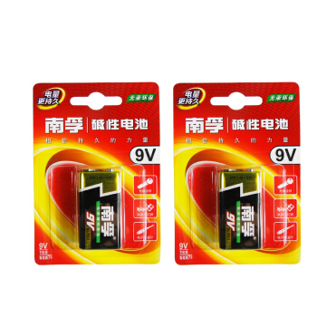 南孚(NANFU)9V碱性电池遥控玩具 2粒装