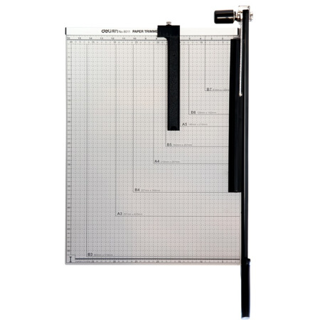 得力（deli）8011 钢质切纸机/切纸刀/裁纸刀/裁纸机 可切B3  530mm*410mm