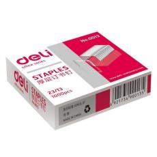 得力（deli）0013 厚层订书钉 23/13财务办公用品重型大号 ...