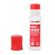 得力（deli）7317液体胶 透明胶水 强粘力 100ML 手工胶水