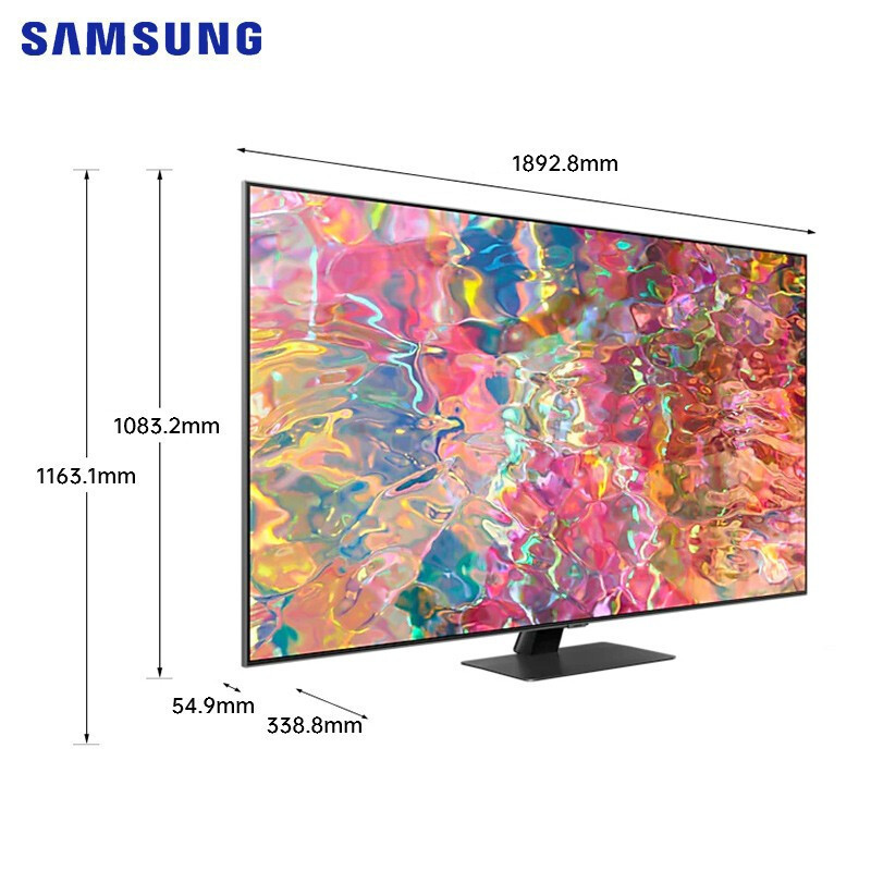 三星电视(SAMSUNG) QA85Q80BAJXXZ 85英寸4K超高清QLED量子点电视