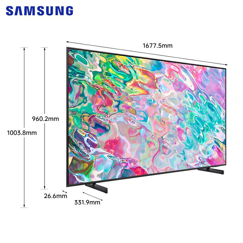 三星电视(SAMSUNG) QA75Q70BAJXXZ 75英寸4K超高清QLED量子点电视